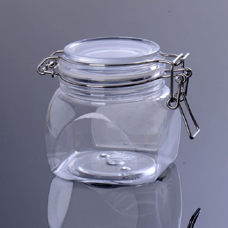 Gel Refill Pack - Botol plastik bening 380ml, wadah/toples untuk