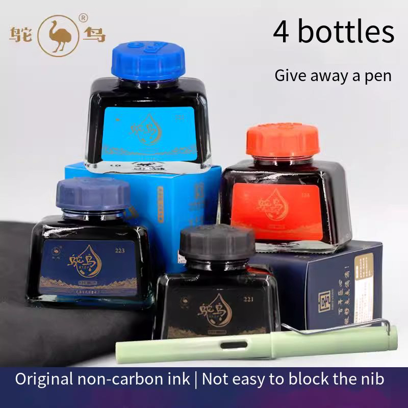 Fountain Pen Bottled Ink - Tinta Fountain Pen Ostrich 2-Series, 48ml