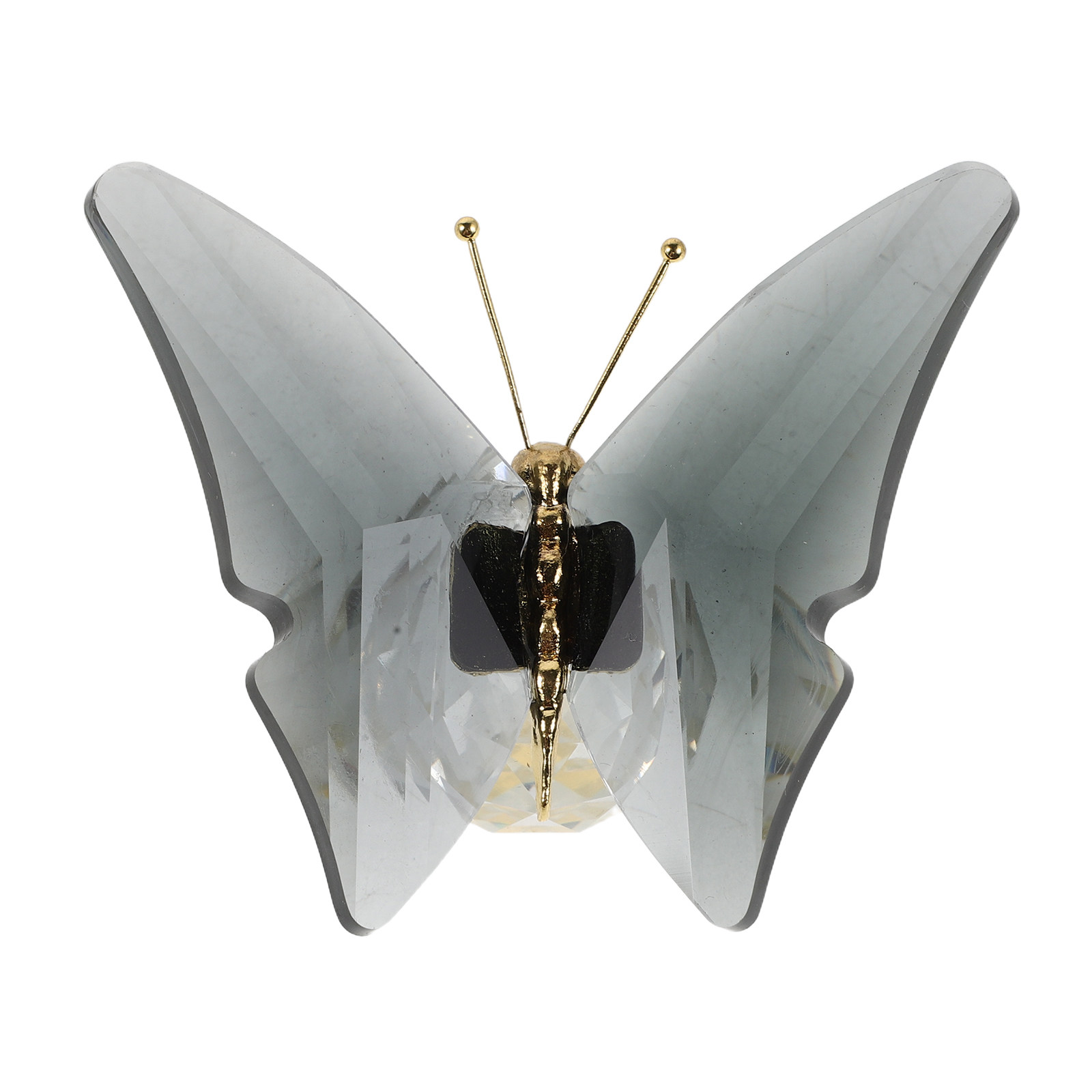 Paper Weight Crystal - Pemberat Kertas Kupu-Kupu Kristal Bening, Ornamen