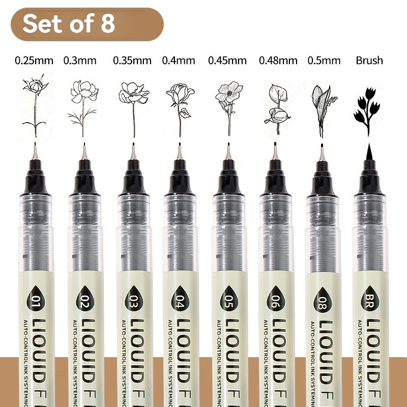 12 Pulpen Hitam Tibs Fine Line - Correction Pen Fine ulasan dan harga