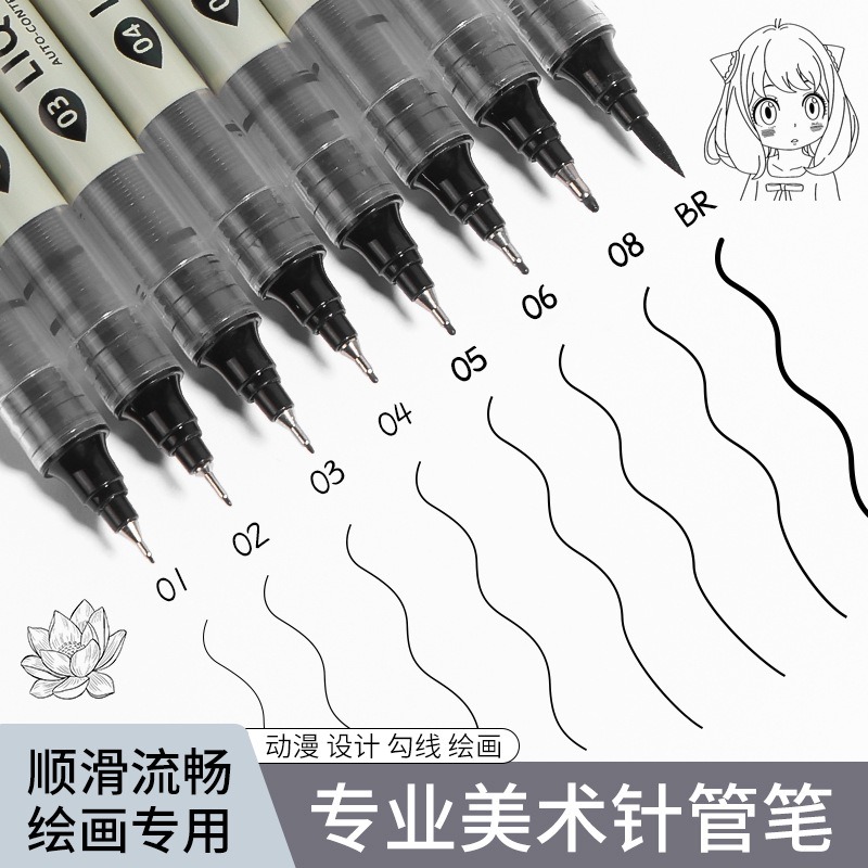 12 Pulpen Hitam Tibs Fine Line - Correction Pen Fine ulasan dan harga