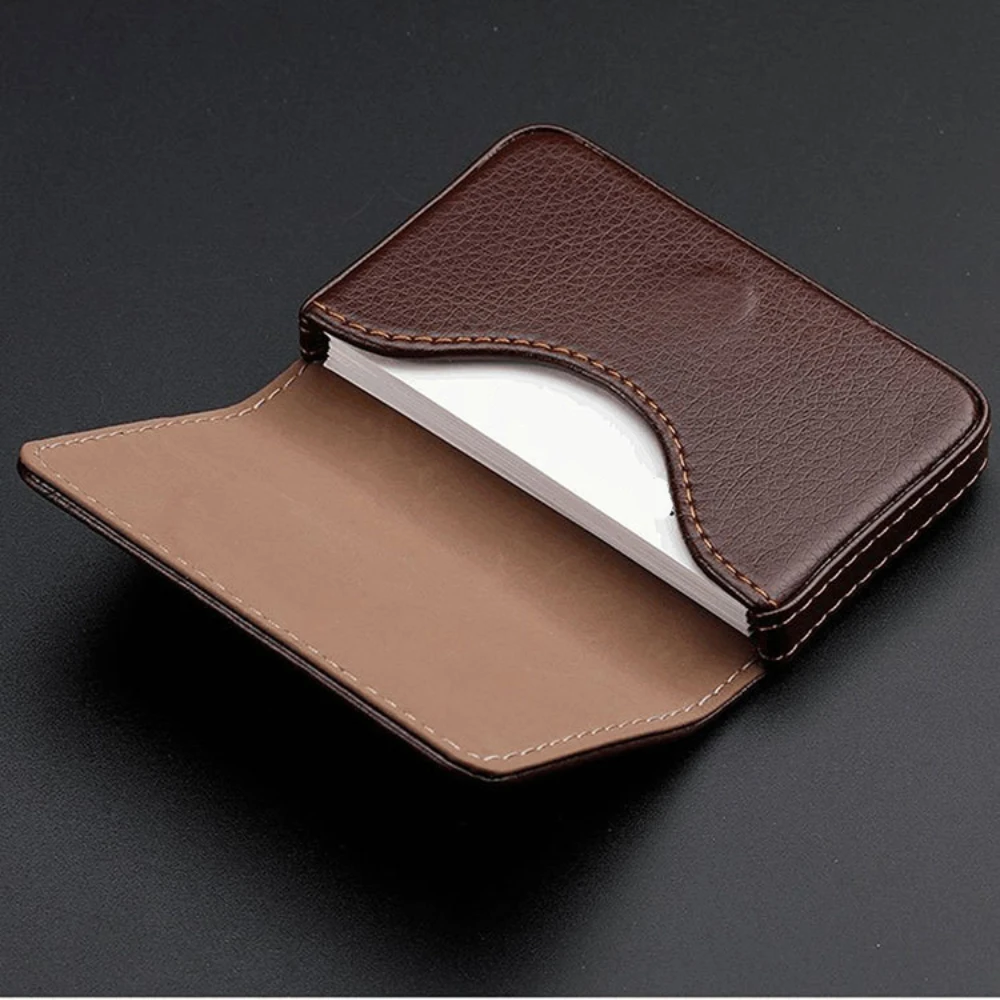 Dompet Kartu Kredit Kulit PU J - Index Card Holder ulasan dan harga