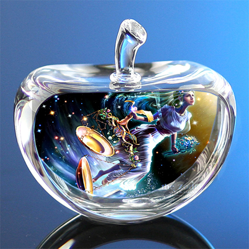 80 Mm Kristal Tanda Zodiak Kac - Paper Weight Crystal ulasan dan harga