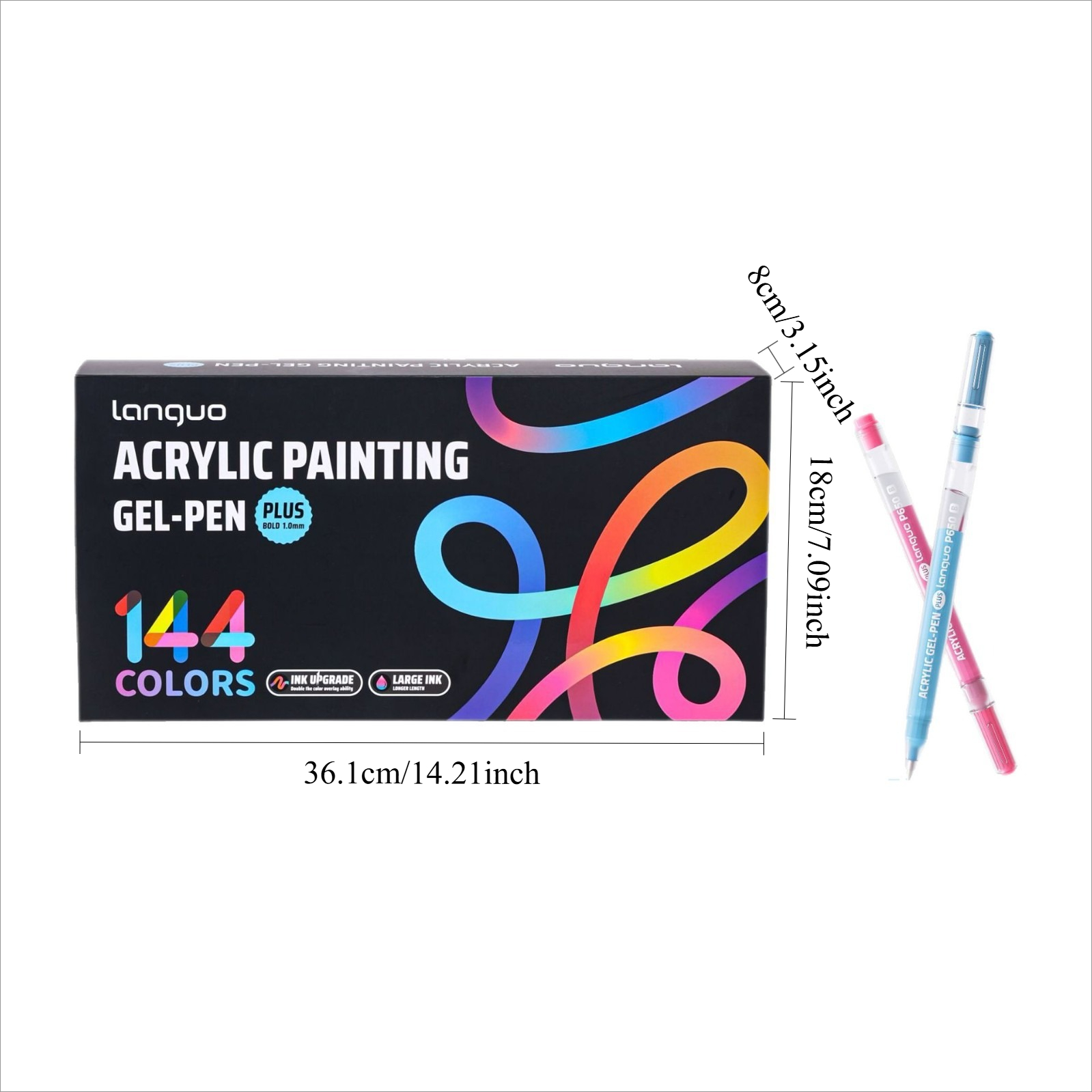 Pena Gel Lukis Akrilik Languo  - Copic Marker Sketch ulasan dan harga