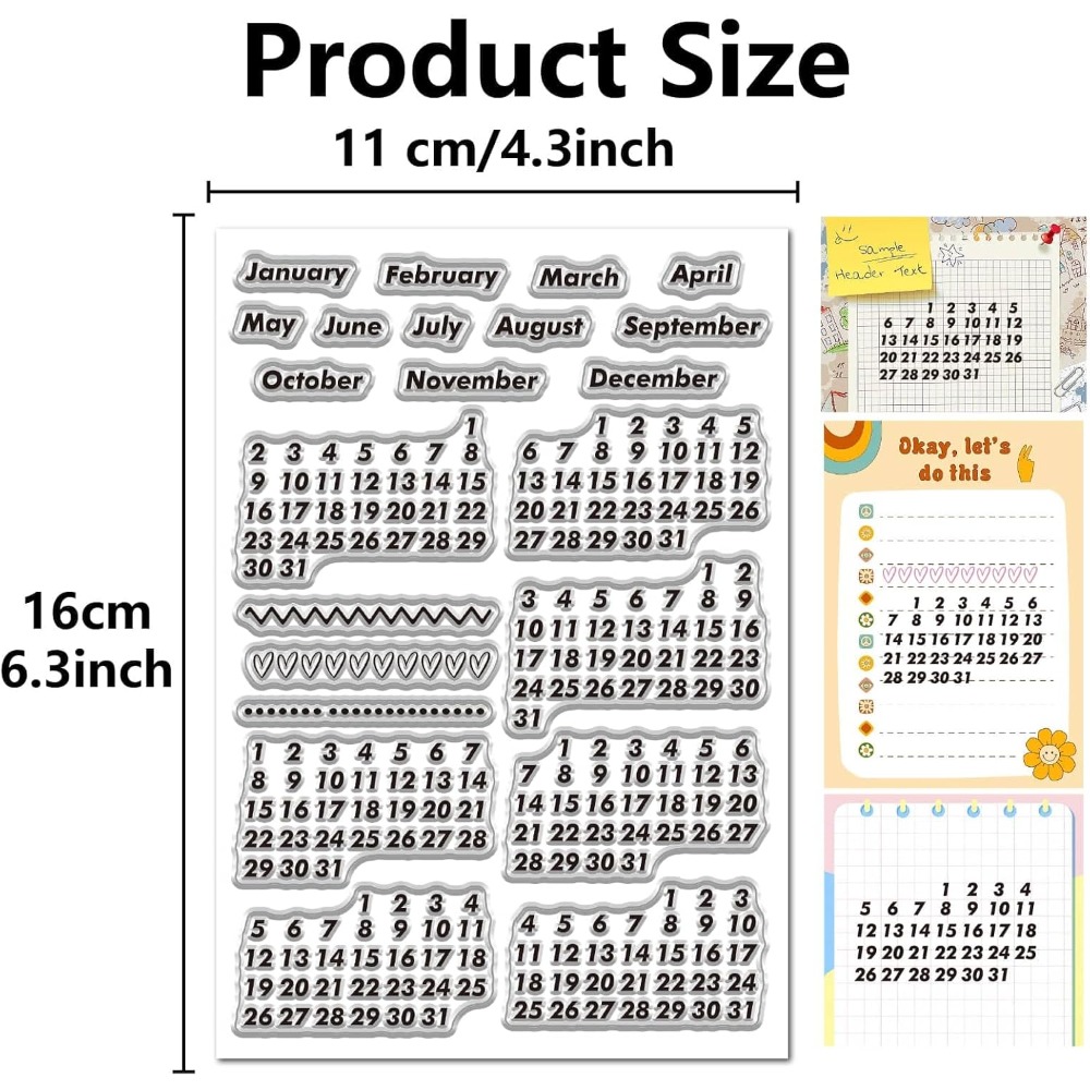 Stempel Kertas Kalender Tangga - Rubber Date Stamp ulasan dan harga