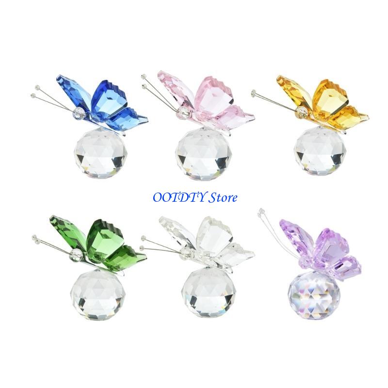 367A Patung Kupu-Kupu Kristal  - Paper Weight Crystal ulasan dan harga