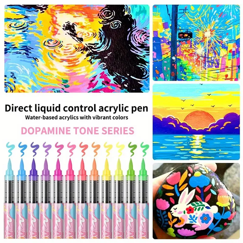 Spidol Akrilik 12 Warna Ujung  - Copic Marker Sketch ulasan dan harga